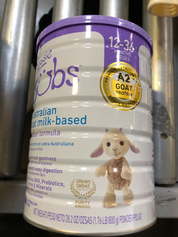Photo 1 of Aussie Bubs Australian Goat Milk-Based Toddler Formula, For Kids 12-36 months, Made with Fresh Goat Milk, 28.2 oz