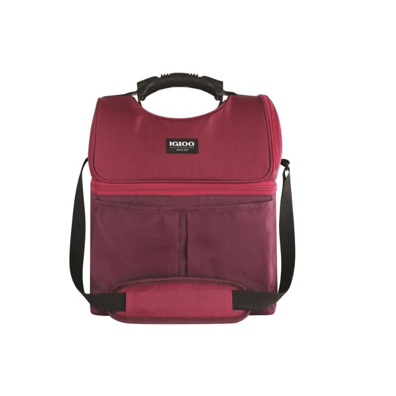 Photo 1 of IGLOO 66392 GRIPPER LUNCH BAG COOLER, RED, POLYESTER