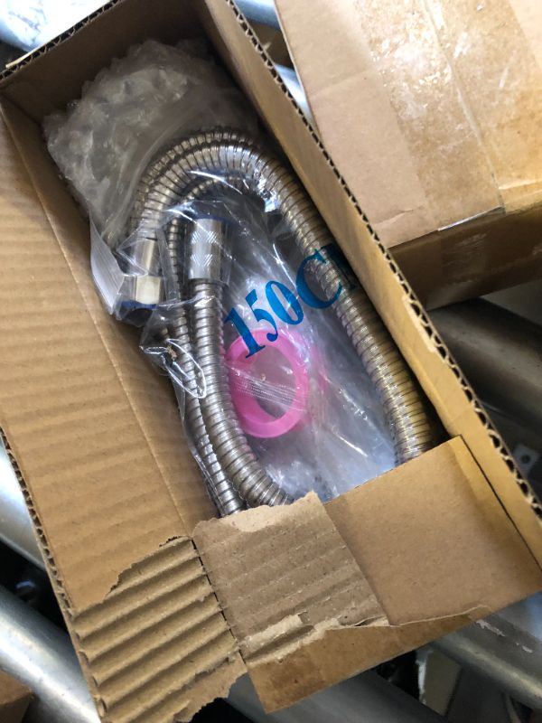 Photo 1 of ANTOWER High Pressure Handheld Showerhead with filters Vortex shower head hydro jet shower head Turbo ShowerHead Propeller 360 Degrees Rotating Easy Install(I-Blue)