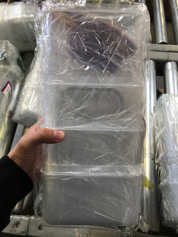 Photo 1 of 4 COUNT Airtight Food Storage Containers Set with Lids 