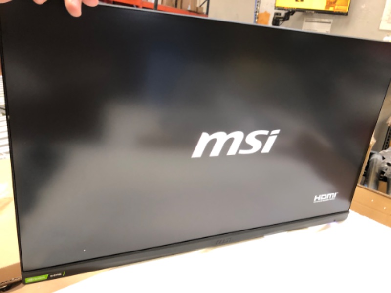 Photo 2 of MSI QHD Rapid-IPS Quantum DOT Gaming Non-Glare Super Narrow Bezel 1ms 2560 x 1440 165Hz Refresh Rate Adjustable Arm G-Sync Compatible 27” Gaming Monitor (Optix MAG274QRF-QD)