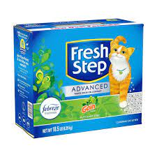 Photo 1 of Fresh Step Advanced Refreshing Gain Scented Clumping Clay Cat Litter, 18.5-lb box