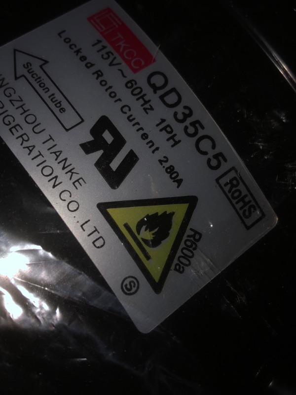 Photo 1 of Magic Chef 2.6 cu. ft. Mini Refrigerator in Stainless Look, ENERGY STAR