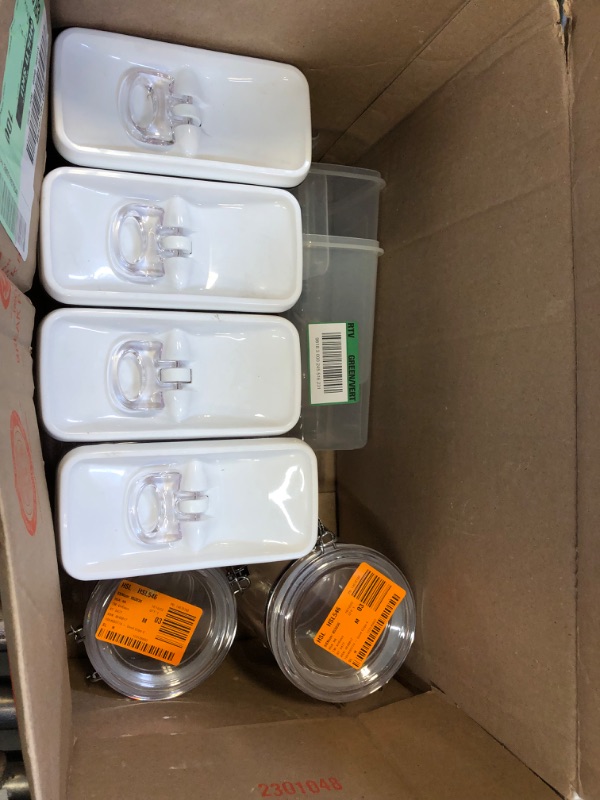 Photo 1 of 10 piece set pantry food storage containers 