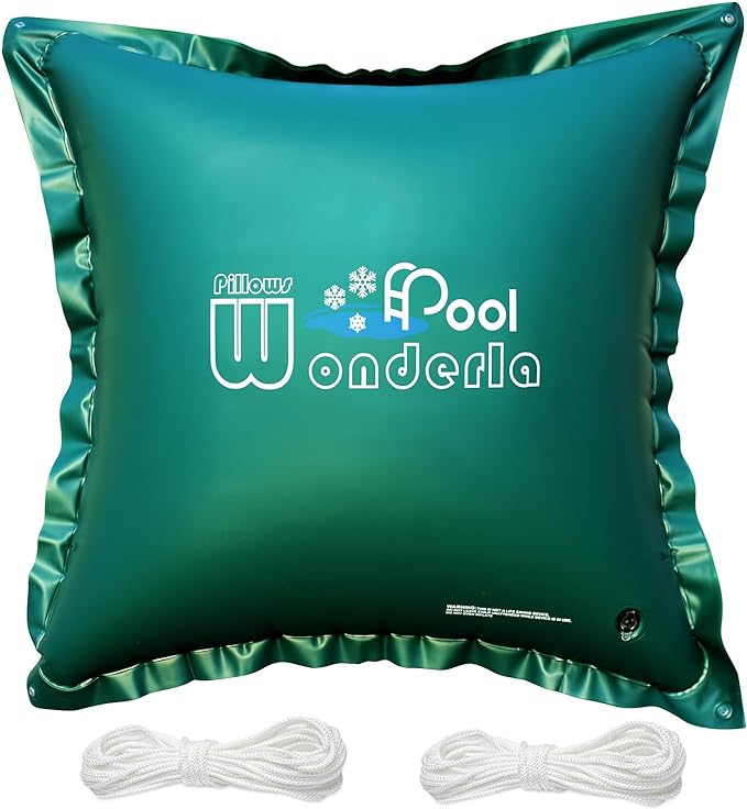 Photo 1 of Wonderla Pool Pillows For Above Ground Pools - 4' X 4' Pool Winter Pillow | 0.4mm Thick Super Durable And Cold-Resistant. Rope Included Ice Equalizer Pillow | Pool Pillows For Winter Pool Closing