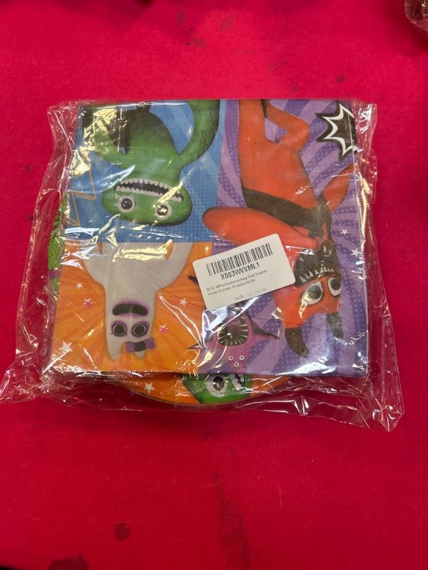 Photo 1 of 40Pcs Banban Kindergarten Party Supplies include 20 plates, 20 napkins for the Banban Birthday party Decoration