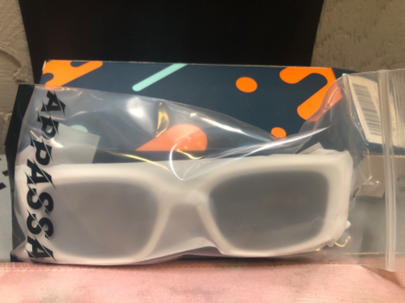Photo 1 of Appassal Retro Rectangle Sunglasses for Women Trendy Square Frame Sunnies AP3641