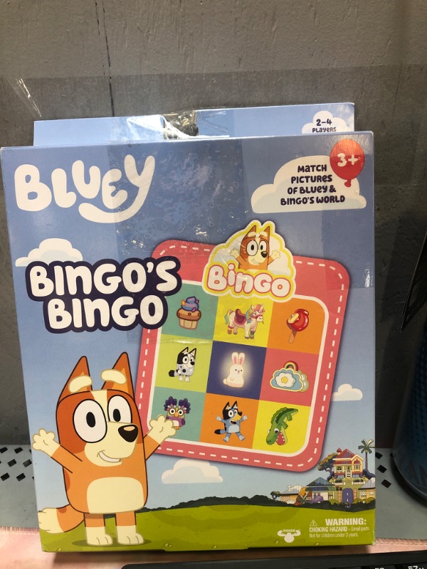 Photo 2 of Bluey - Bingo's Bingo Card Game - Fun Matching Game Where You Match Images (13034)