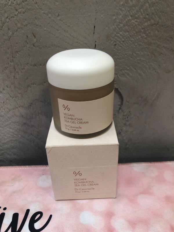 Photo 2 of [Dr.Ceuracle] Vegan Kombucha Gel Cream, Cruelty Free l The most Effective all-in-one gel?Korean Skin Care Contains Kombucha, Tea extract 79%, Camellia, Sunflower Seed Oil?Moisturizer detoxifying impurities and filling up hydration?Not Tested On Animals?le