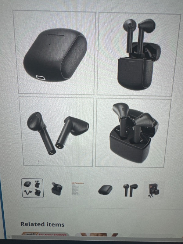 Photo 1 of J80 True Wireless Headsets 5.1 Bluetooth Earphone With Charging Case Microphone Dual Stereo Sound Earbuds