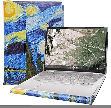 Photo 1 of Alapmk Protective Cover Case for 13.5" HP Elite c1030 Chromebook/HP Elite c1030 Chromebook Enterprise/HP Chromebook x360 13c-caXXXX Laptop[Note:Not fit Other HP Chromebook Laptop],Starry Night