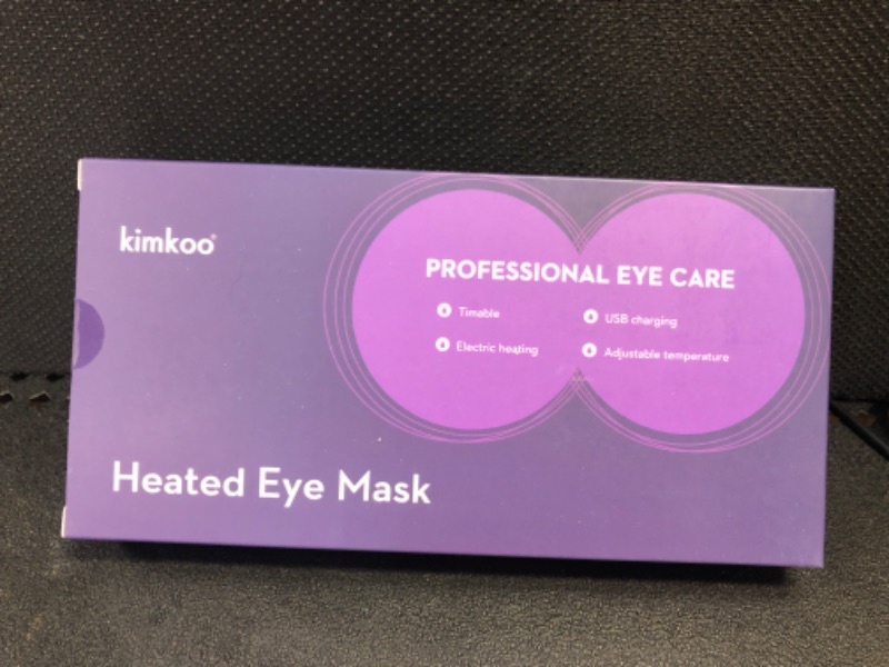 Photo 2 of Heated Eye Mask for Dry Eyes, Electric USB Warm Eye Compress for Eye Irritation, Dry Eyes, Blepharitis, Dark Eye Circles