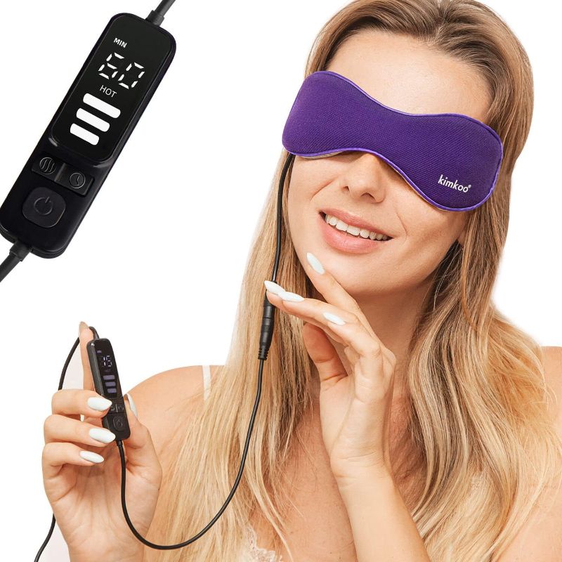 Photo 1 of Heated Eye Mask for Dry Eyes, Electric USB Warm Eye Compress for Eye Irritation, Dry Eyes, Blepharitis, Dark Eye Circles