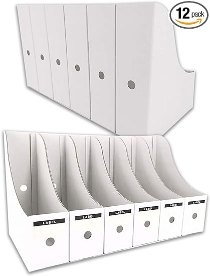 Photo 1 of magazine files   white 12 pack 