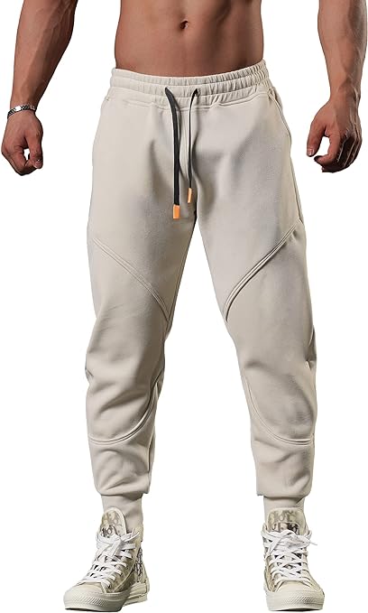 Photo 1 of MAIKANONG Mens Heavyweight Basic Sweatpant Joggers,Loose Fit Sweatpants,Warm Thick Jogger Pants  XL
