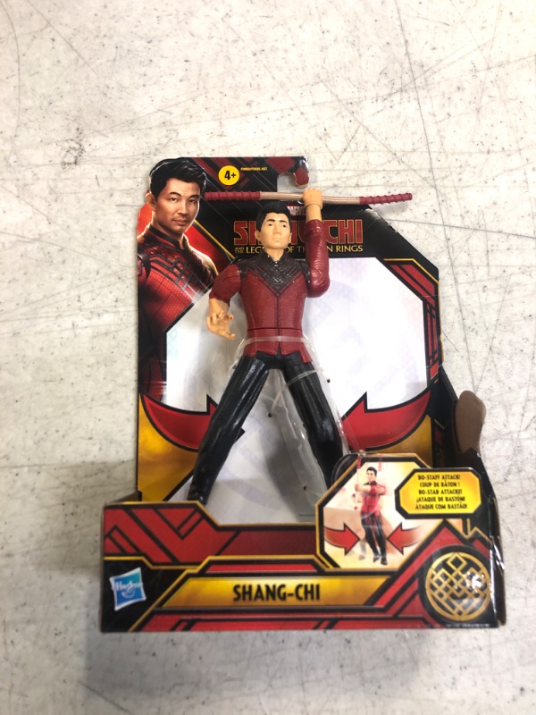 Photo 2 of Marvel Hasbro Shang-Chi and The Legend of The Ten Rings Shang-Chi 6-inch Action Figure Toy with Bo Staff Attack Feature! for Kids Ages 4 and Up