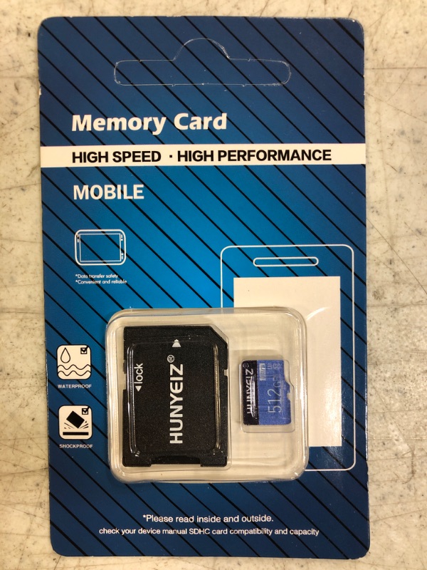 Photo 2 of 512GB Micro SD Card Memory Card Class 10 High Speed Flash Card for Mobile Phones/Computer/Cameras/Portable Gaming Devices/Action Cam
