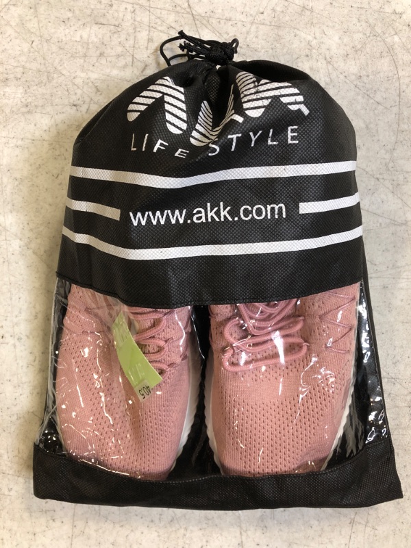 Photo 2 of Akk Womens Walking Tennis Shoes - Slip On Memory Foam Lightweight Casual Sneakers for Gym Travel Work -- Size 9.5
