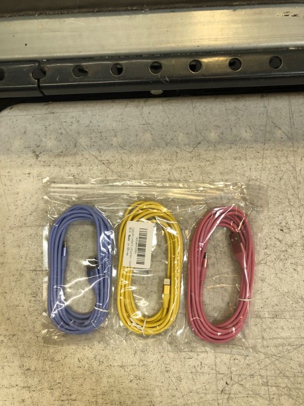 Photo 1 of [Apple MFi Certified] iPhone Charger 3Pack 10FT Lightning Cable Fast Charging iPhone Charger Cord Compatible with iPhone 14 13 12 11 Pro Max XR XS X 8 7 6 Plus SE and More - Colorful
