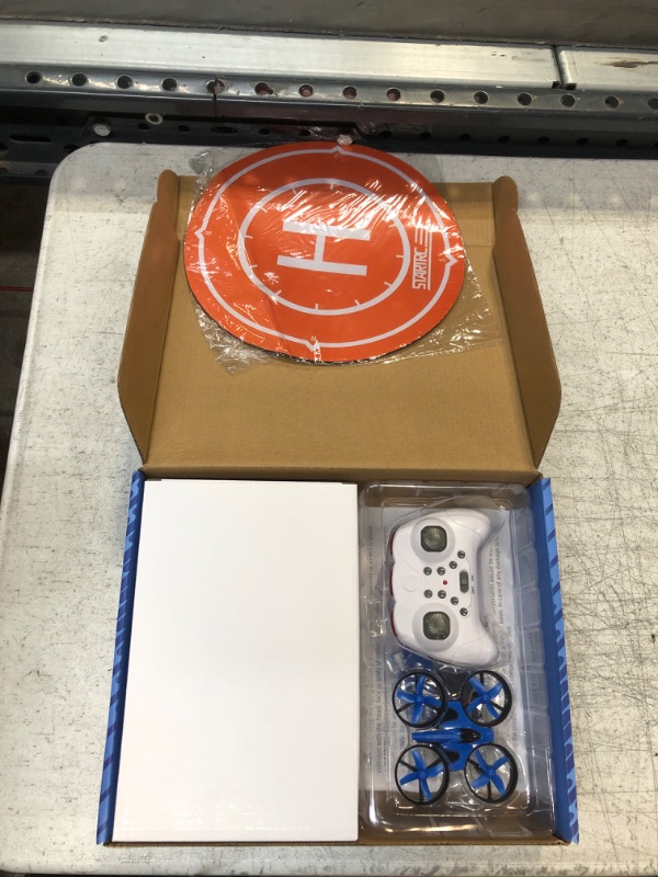 Photo 1 of Dolanus Mini Drone for Kids Beginner - Fun Fly Racing Games, More Accessories RC Indoor Small UFO with Multiple Modes and 2 Batteries, Propeller Remote Control Quadcopter Helicopter for Boys, Blue, 8+

