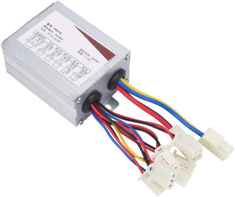 Photo 1 of 36V 500W Motor Brushed Controller Box, Scooter Brush Motor Tricycle Speed Controller, Speed Controller for Electric Bicycle, Scooter
