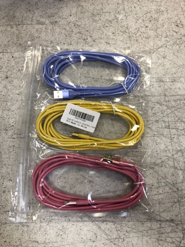 Photo 2 of [Apple MFi Certified] iPhone Charger 3Pack 10FT Lightning Cable Fast Charging iPhone Charger Cord Compatible with iPhone 14 13 12 11 Pro Max XR XS X 8 7 6 Plus SE and More - Colorful
