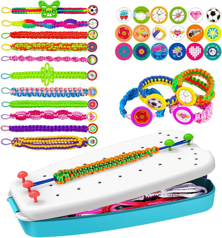Photo 1 of Friendship Bracelet Making Kit, Toys for Girls Ages 7 8 9 10 11 12 Year Old, Present for Teen Girl, Arts and Crafts Kit for Kids Age 8, Bracelet DIY, Birthday Gift Toys for 7-12 Years Old
