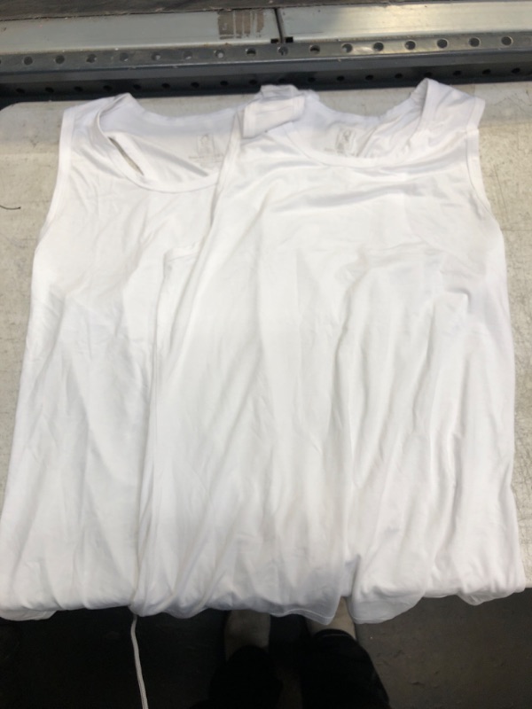 Photo 1 of 2 Pack White Tank Tops XL