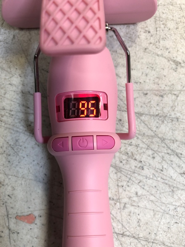 Photo 1 of Mermade Hair | 1" Mini Pro Waver | Three Barrel Curling Iron for Beach Waves 25mm Pink