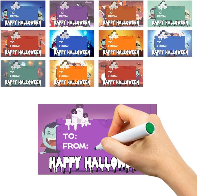 Photo 1 of Halloween Party Favors, Halloween Pop Fidget Toys Pack,Halloween Supplies for Kids 4-8 8-12,Relieves Stress Anxiety Toys Pop Keychain Bulk,Classroom Rewards(24 PCS Keychain Toys+24 PCS Greeting Card)
