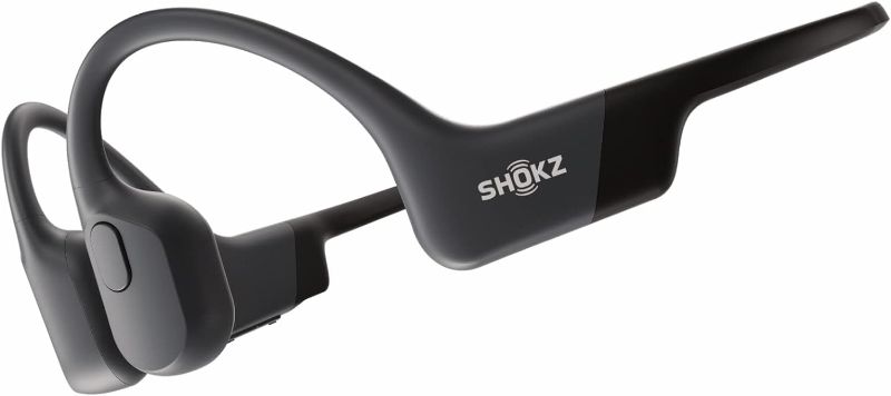 Photo 1 of SHOKZ OpenRun (AfterShokz Aeropex) - Open-Ear Bluetooth Bone Conduction Sport Headphones - Sweat Resistant Wireless Earphones for Workouts and Running - Built-in Mic, with Headband
