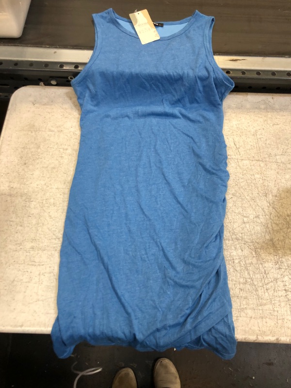 Photo 1 of Blue Sleeveless Dress Medium 