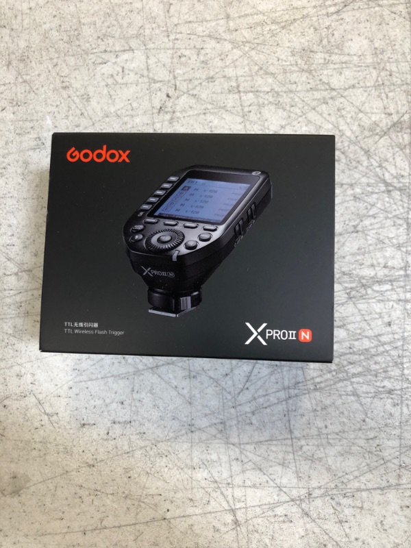 Photo 3 of Godox XProII-N Wireless Flash Trigger for Nikon Cameras, 2.4G TTL Wireless Flash Transmitter HSS 1/8000s, TCM Transform Function,Bluetooth Connection,New Hotshoe Locking, Large LCD Display
