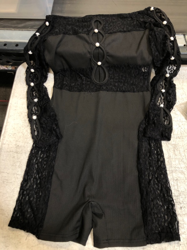 Photo 1 of Black Lace Jumpsuit Small 