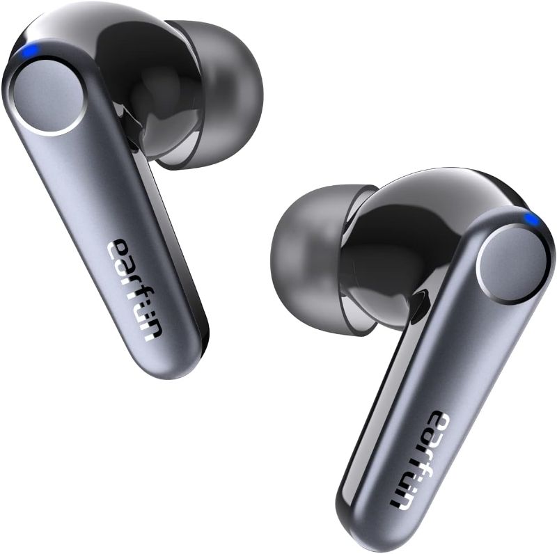 Photo 1 of EarFun Air Pro 3 Noise Cancelling Earbuds, Qualcomm® aptX™ Adaptive Sound, 6 Mics CVC 8.0 ENC, Bluetooth 5.3 Earbuds, Multipoint Connection, 45H Playtime, App Customize EQ, Wireless Charging
