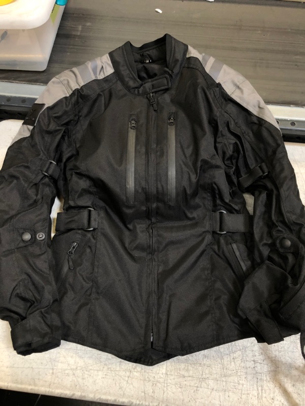 Photo 1 of Black Motorcycle Jacket Medium 