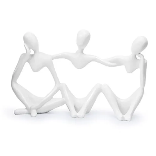 Photo 1 of Modern Decor Best Friends Statue Abstract Statue, Home décor White-friend