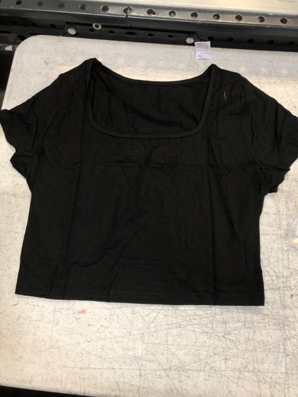 Photo 1 of Black Crop Top Large 