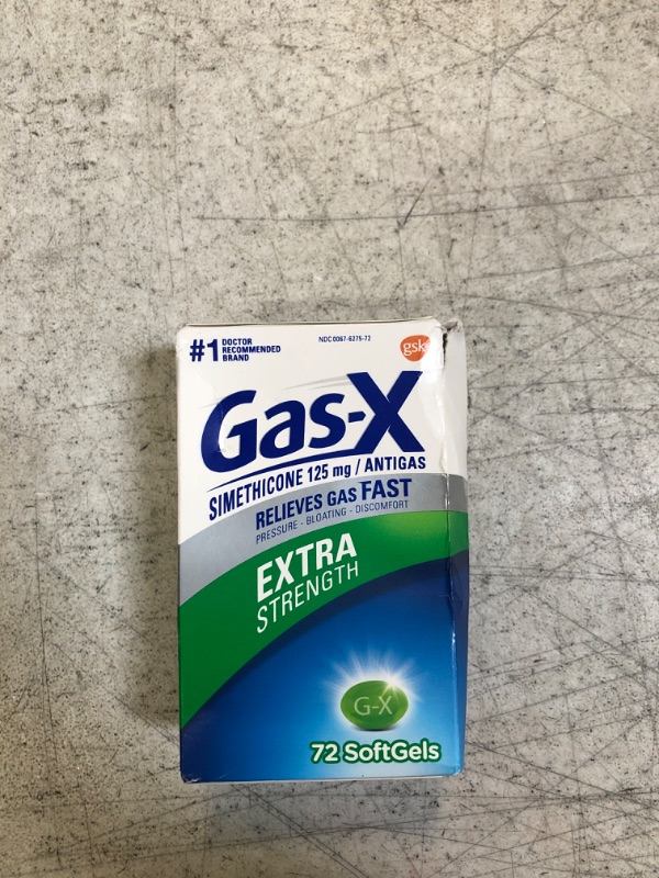 Photo 2 of Gas-X Extra Strength Gas Relief Softgels with Simethicone 125 mg for Bloating Relief - 72 Count, May 2026