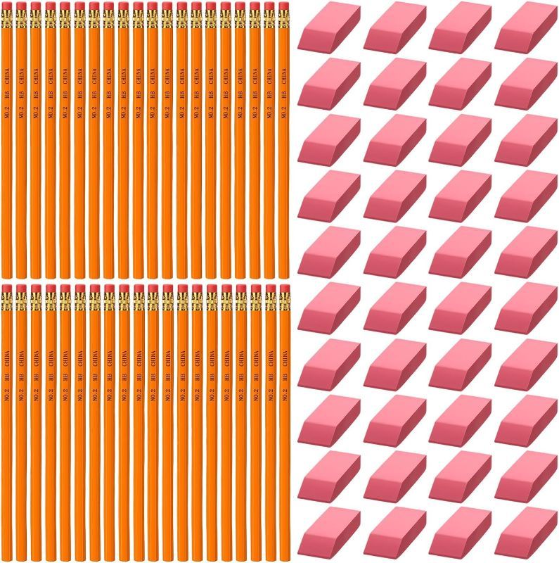 Photo 1 of 80 Pcs Pink Erasers Bulk Pencil Bulk 100 Day of School Teacher Supply Pencil Eraser for Kids Bulk Pencils for Classroom for Student Teacher School Office Classroom Supplies Back to School Sunday Class
