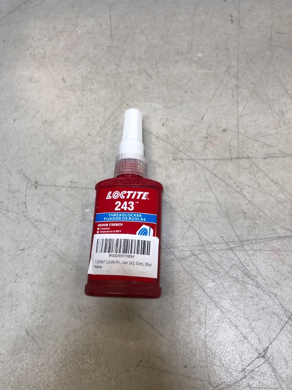 Photo 2 of 1329467 Loctite Primerless Threadlocker 243, 50mL, Blue