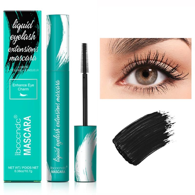 Photo 1 of FYEBOO [2023 New] Thrive Mascara Fiber Lash Mascara Extension Voluminous, Volume and Length, Waterproof & Smudge-Proof Mascara 0.38oz/10.7g (Black)
