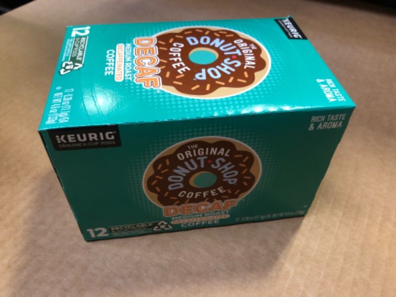 Photo 3 of 12pods--The Original Donut Shop Keurig Single-Serve K-Cup Pods, Decaf Medium Roast Coffee, ---exp date 09/2024