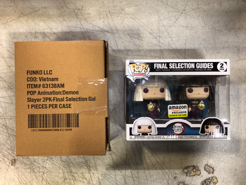 Photo 2 of Funko Pop! Animation: Demon Slayer - Final Selection Guides, Kanata and Kiriya Glow in The Dark (2-Pack), Amazon Exclusive