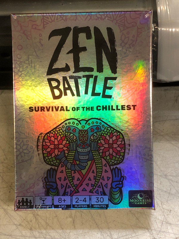 Photo 2 of ZEN BATTLE Card Game Survival of the Chillest | Family Games for kids 8-12, Tweens + Adults –Best Games for Family Game Night, Travel Friendly, Fun, Strategic Kids Card Games for Families, 2-4 Players