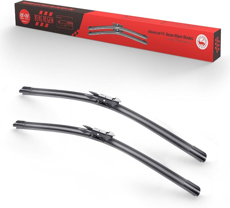 Photo 1 of 22"+22" Windshield Wiper Blades Fit for Alfa Romeo 4C 16-15 for Cadillac Escalade 08-07 for Chevrolet Avalanche Early Silverado Suburban Tahoe+More Pinch Tab