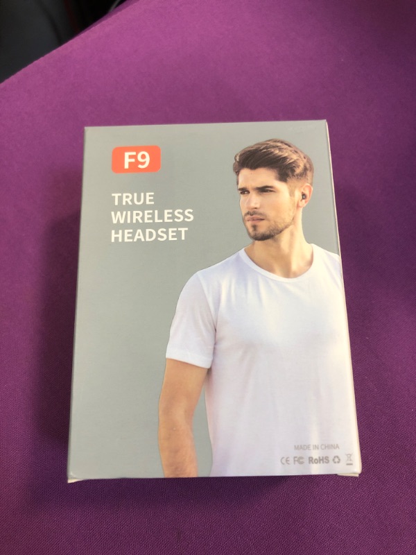 Photo 2 of Wireless Earbuds 2023 Bluetooth 5.1 2000mAh Box Charging Noise Cancelling Wireless Earbuds Lightweight Comfort IPx6 Waterproof LED Display 30mAh Single Headset 200 Hours Standby time