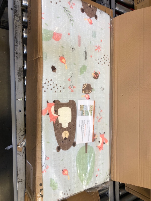 Photo 1 of Gimars XL 0.6 inch Thicker Reversible Foldable Baby Play Mat, Waterproof Foam Floor Baby Crawling Mat, Portable Baby Playmat for Infants, Toddler, Kids, Indoor Outdoor Use alp02