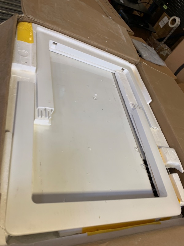 Photo 1 of LG 11,200 BTU Through-the-Wall Air Conditioner, Cools 550 Sq.Ft. (22' x 25' Room Size), Electronic Control with Remote, 2 Cooling & Fan Speeds, 4-Way Air Deflection, Auto Restart, 230/208V 12000 BTU 230V Heat/Cool