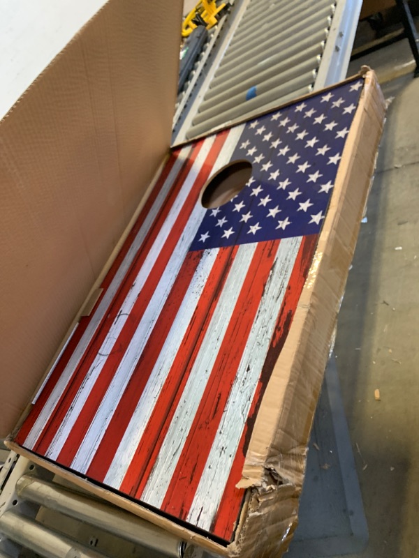 Photo 1 of G Star Bean Bag Toss Game - American Flag Design 